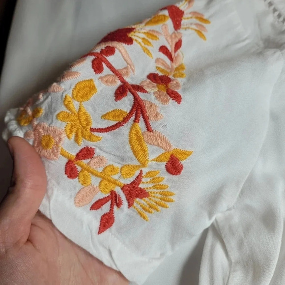 C/C Chic Connection Embroidered Mini Summer Dress sz M - Picture 11 of 12